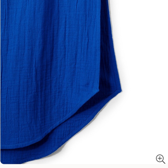 NWT Lands’ End Gauze Button-front Maxi Dress (S) - Picture 4 of 9